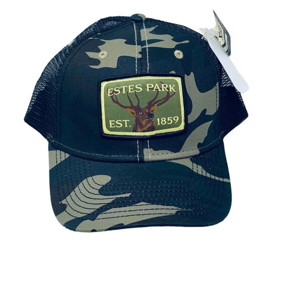 Ouray Other - Ouray Estes Park Sideline Cap Adjustable Mesh Snapback Camo Black Unisex OS NWT